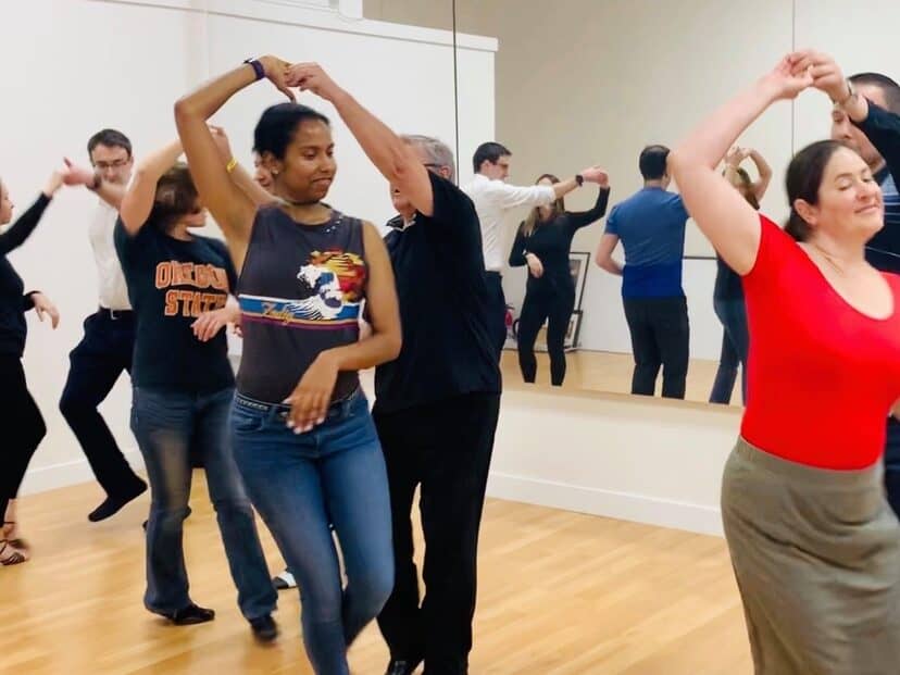 BollyX dance class at Fitness in Motion, perfect for team-building and social events.