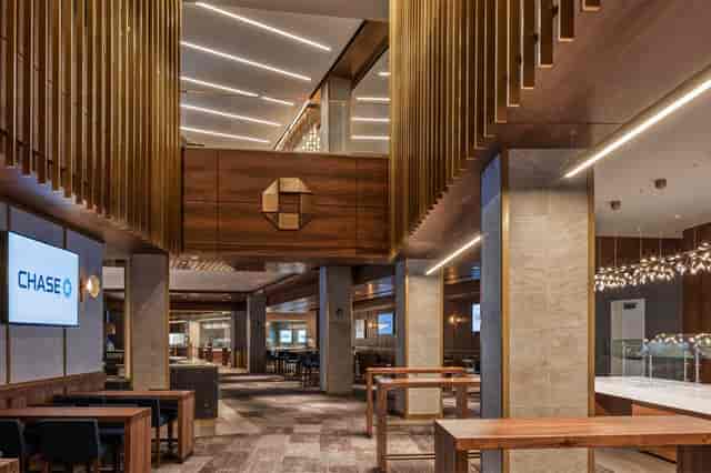 Top floor event space at Chase Center with modern design, ideal for meetings and receptions.