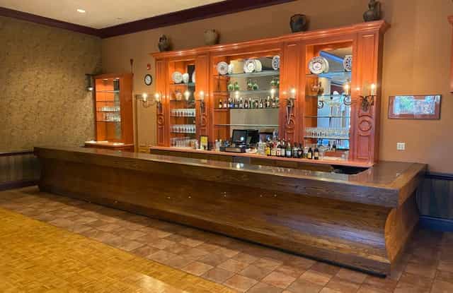 "Elegant bar area in Basque Cultural Center, perfect for events and gatherings."
