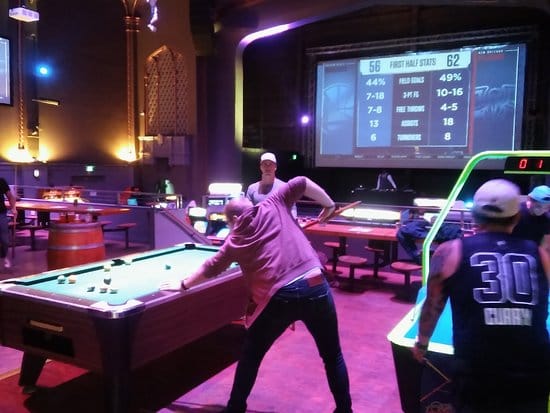 Vibrant pool hall in San Francisco, perfect for networking and team-building events.