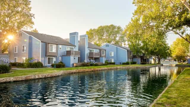 Sail Room at Foster City Community Center: serene waterfront venue for outdoor events.
