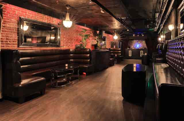 Hawthorn Private Event Space with cozy seating, ideal for cocktail receptions and networking.