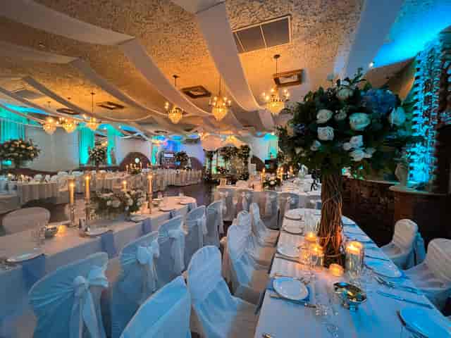 Elegant Grotto Room at Villa Russo, perfect for weddings and formal events.