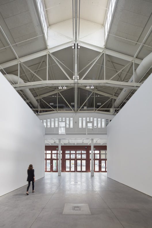 Fort Mason Center convention venue with high ceilings, ideal for events and conferences.
