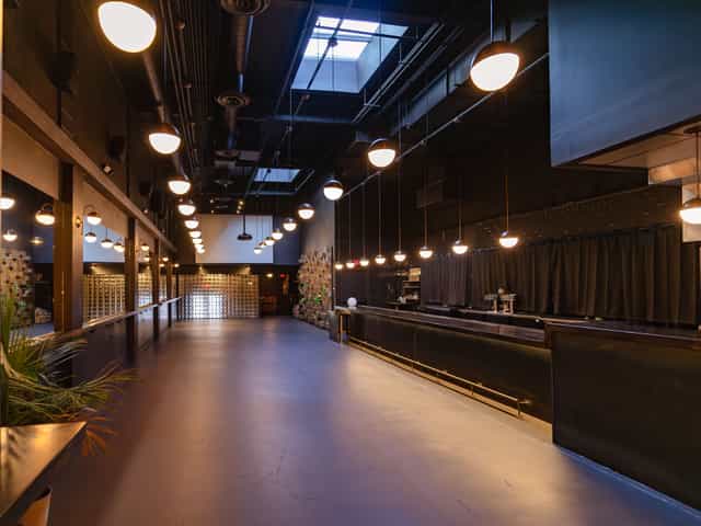 Modern event space at The Pearl, ideal for corporate meetings and social gatherings.