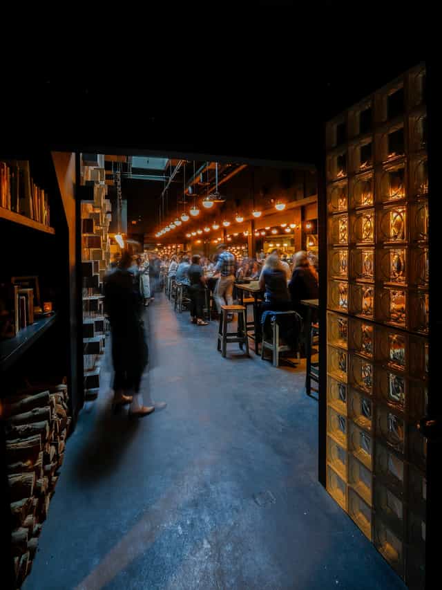 Vibrant networking venue with stylish decor, ideal for after-work socials and gatherings.