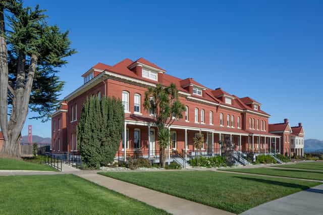 Historic Lodge at the Presidio, charming architecture for events and meetings.