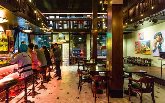Upstairs Mezzanine at The Royale: vibrant venue for networking and social gatherings.