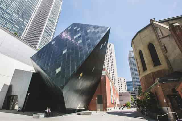 Contemporary Jewish Museum's modern architecture for unique corporate events and gatherings.