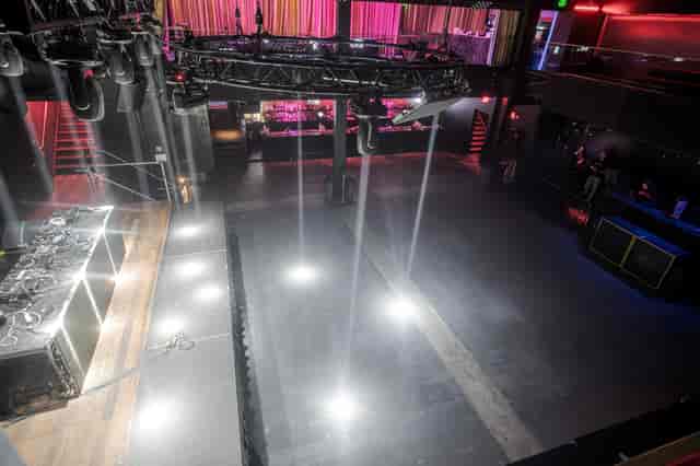 VIP seating area at 1015 Folsom, ideal for concerts and corporate events.