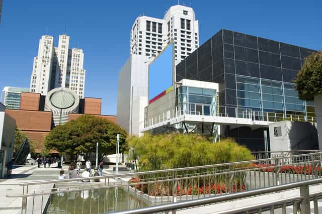 Yerba Buena Center of the Arts, modern venue for conferences with outdoor space.