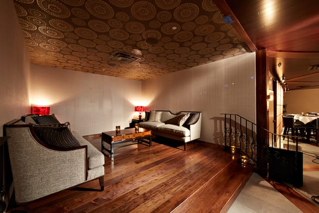 Stylish lounge in Mr. Tipple's Recording Studio for networking events and intimate meetings.