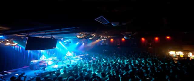 Vibrant live music event at The Independent SF with dynamic stage lighting.