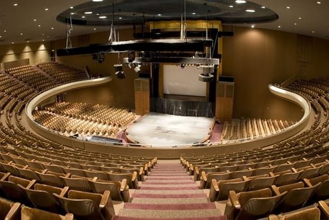 Spacious SF Masonic Auditorium with tiered seating for conferences and concerts.