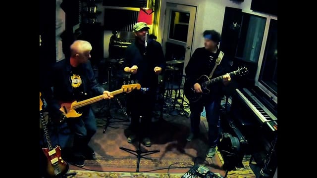 Dynamic band rehearsal at Get Reel Recording Studio, showcasing sound quality for live events.