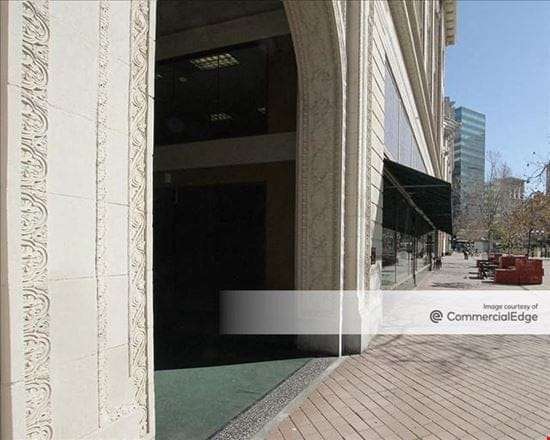 Elegant entrance of Spec Suite, Rotunda Building, perfect for meetings and events.