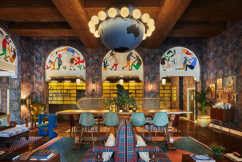 Vibrant meeting space at Graduate Berkeley Hotel, ideal for creative gatherings and presentations.