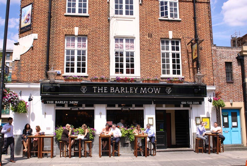 Function Room at The Barley Mow, vibrant pub for casual networking and summer events.