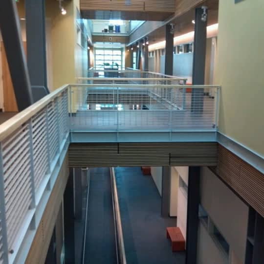 Modern Multi-Use Building 140 at City College, ideal for networking events and conferences.