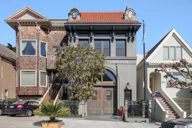 Charming Firehouse venue with historic architecture for corporate events and gatherings.
