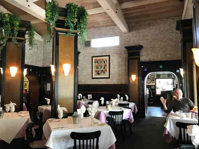 Charming Depot Restaurant with elegant table settings for intimate gatherings and events.