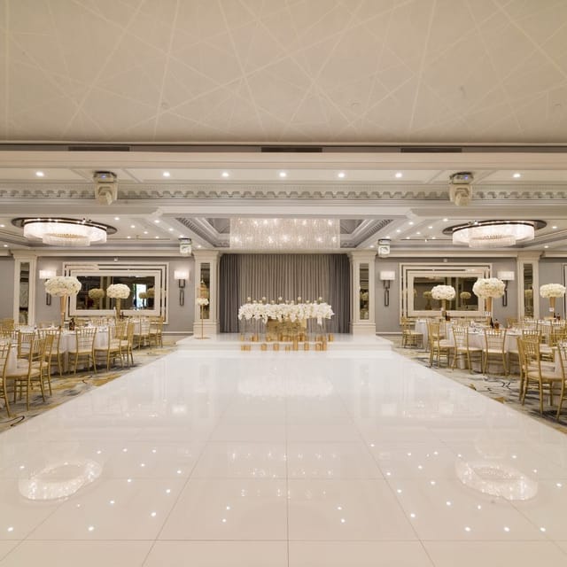 Elegant banquet hall at Victorio's Ristorante, perfect for upscale events and gatherings.