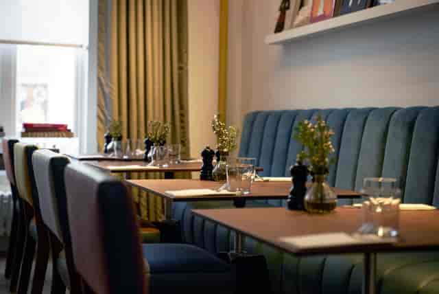Henderson Dining Room at The Laslett, elegant seating for intimate professional events.