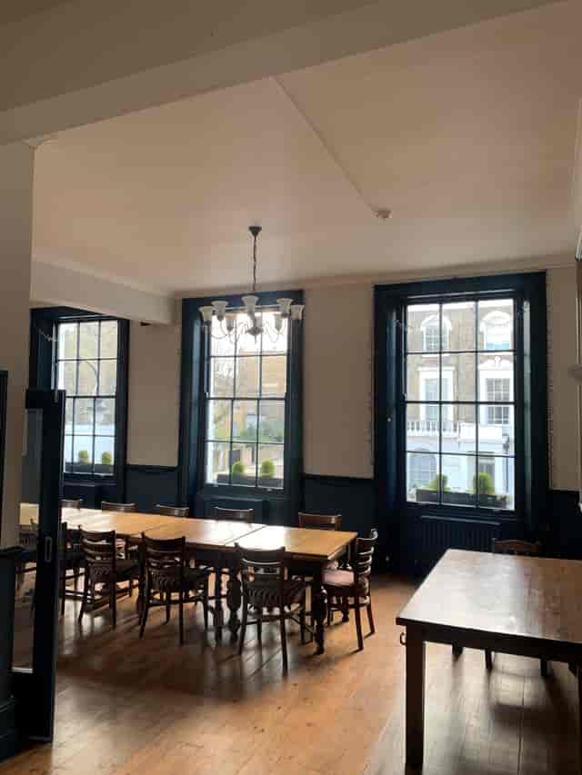 Gloucester Room at The Lansdowne: elegant meeting space with natural light for workshops.