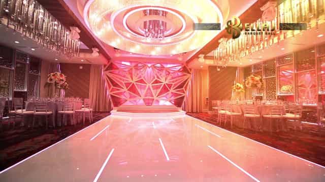 Elegant Grand Ballroom at Bellaj Banquet Hall, perfect for weddings and corporate events.