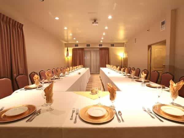 Elegant meeting room at Coast Anabelle Hotel, perfect for corporate events and gatherings.
