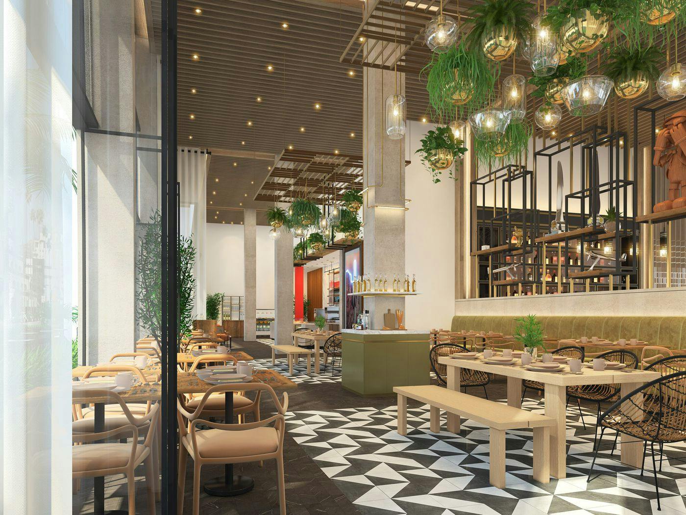 MYA Rooftop at The Glenmark: modern venue with natural light for events and meetings.