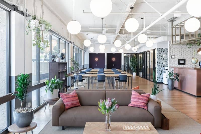 Modern event space on 16th Floor, ideal for meetings and social gatherings.
