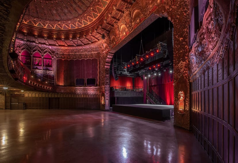 Ornate theater Chamber in The Belasco, ideal for corporate events and performances.