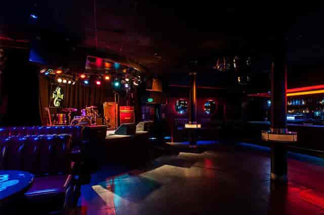 F.O.H. stage at The Viper Room, ideal for concerts and corporate events.