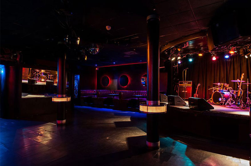 Outboard FX stage at The Viper Room, perfect for concerts and corporate events.