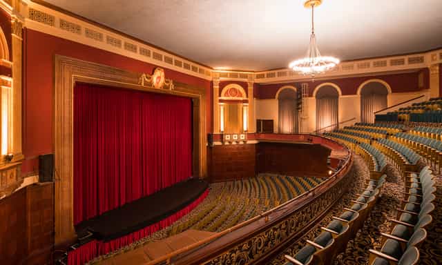 Broadway-style theater at The Ebell of Los Angeles with elegant architecture for events.