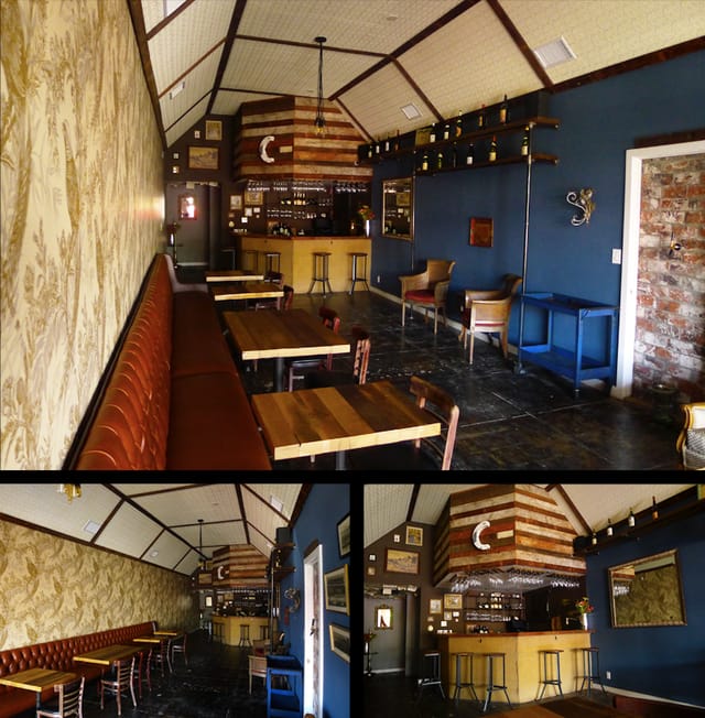 Versatile event space in Covell with rustic decor, ideal for gatherings and meetings.
