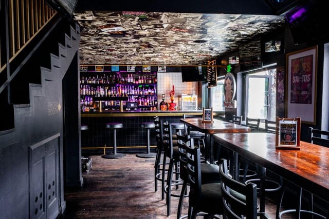 Vibrant dance floor at The Naughty Pig, ideal for networking events and celebrations.