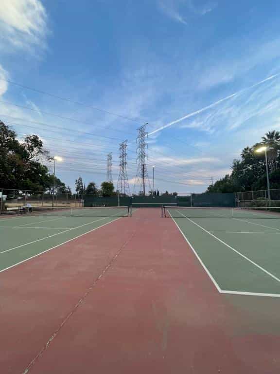 Tennis court at Rosecrans Recreation Center, perfect for outdoor events and team-building.