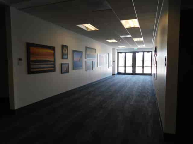 Main Hall at Liberty Station Conference Center, bright corridor ideal for networking events.