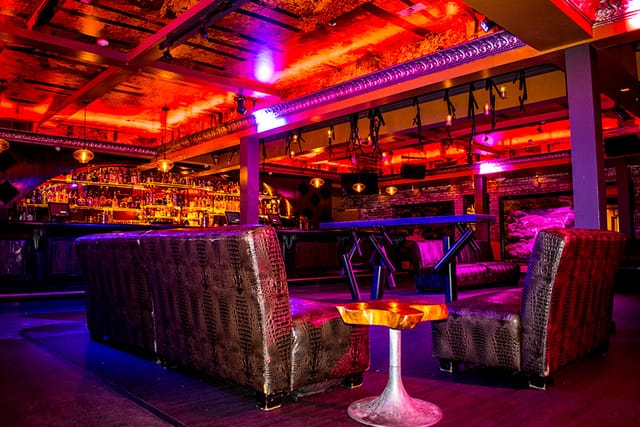 Vibrant Onyx Room Nightclub dance floor with stylish seating for social events.