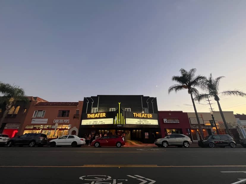 Main Auditorium at Adams Avenue Theater, charming venue for events and meetings.