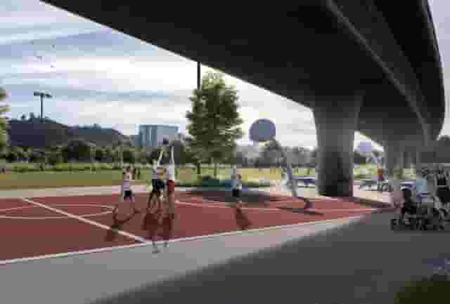 Courts & Playground