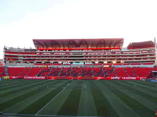 Main Stadium at Club Tijuana, vibrant venue for sports events and concerts.