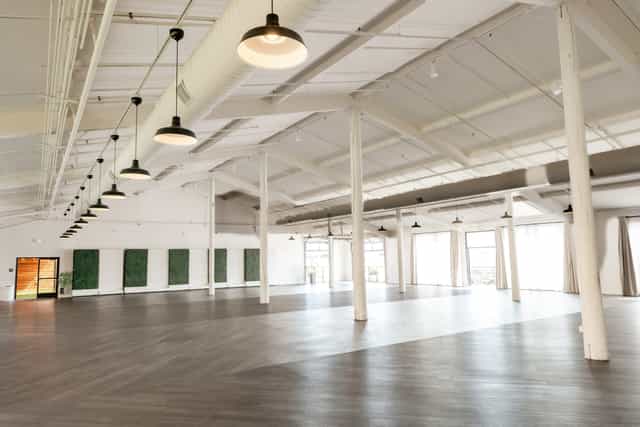 Spacious Main Hall at JULEP Venue, perfect for conferences and social gatherings.
