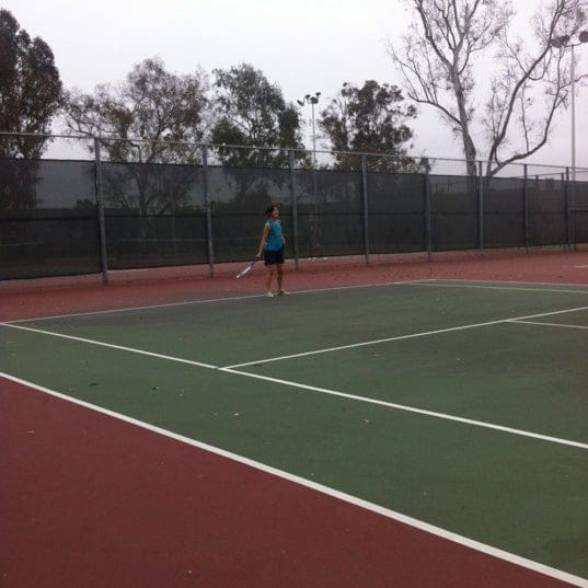 Tennis court at Linda Vista Recreation Center, ideal for corporate team-building events.