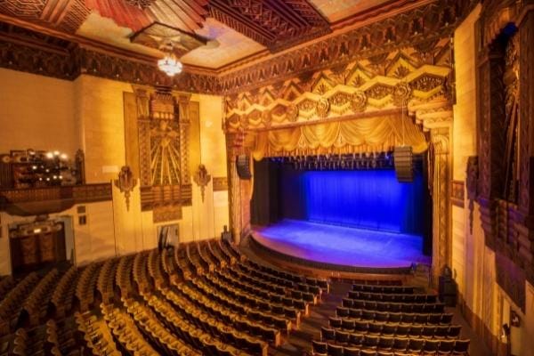 Grand Annex Music Hall concert venue with ornate architecture, ideal for events and performances.