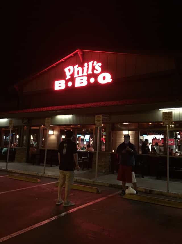 Main Room at Phil's BBQ Event Center, vibrant venue for casual networking and team dinners.