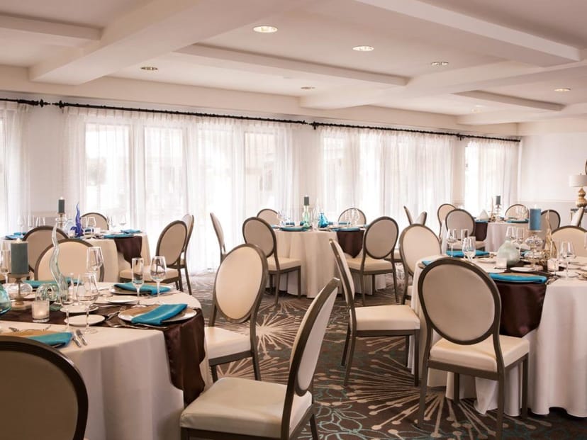 Elegant ballroom at Kona Kai Resort, perfect for formal dinners and networking events.