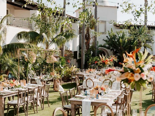Elegant outdoor ballroom at Kona Kai Resort, ideal for weddings and upscale events.